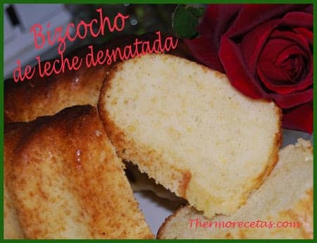 Bizcocho de leche desnatada