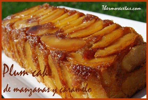 Plum cake de manzanas y caramelo