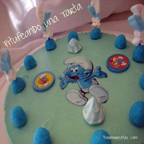 Pitufeando una tarta
