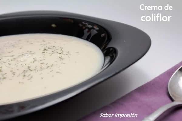 Crema de coliflor