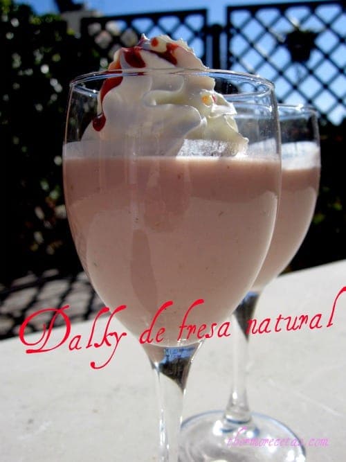 Dalky de fresa natural