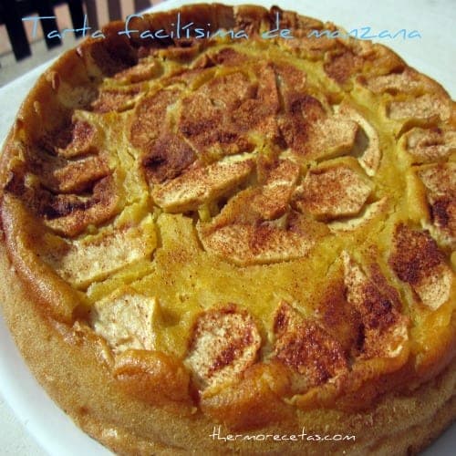 Facilísima tarta de manzana