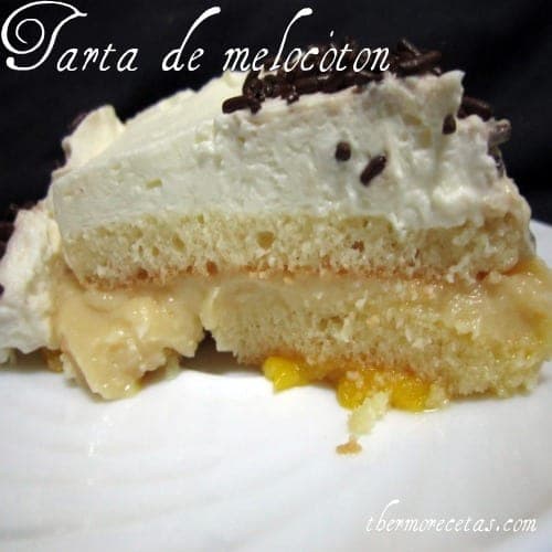 Tarta melocotón