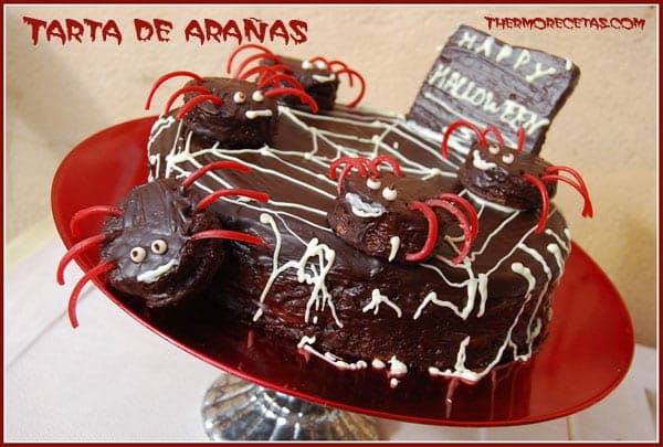Halloween Tarta de arañas