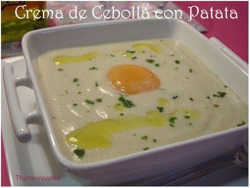 Crema de cebolla con patata