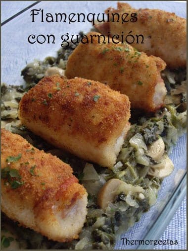 Flamenquines con Guarnición